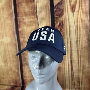 Team USA Hat Cap Snap Back Navy Olympics Mens United States Flag Olympic Games